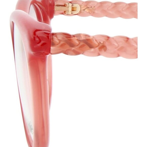 Chloé Womens Cat Eye Pink Pink Transparent Fashion Designer Eyewear - Picture 5 of 5